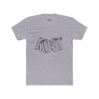 KOST Sketch Logo Tee — White Cotton Graphic T‑Shirt