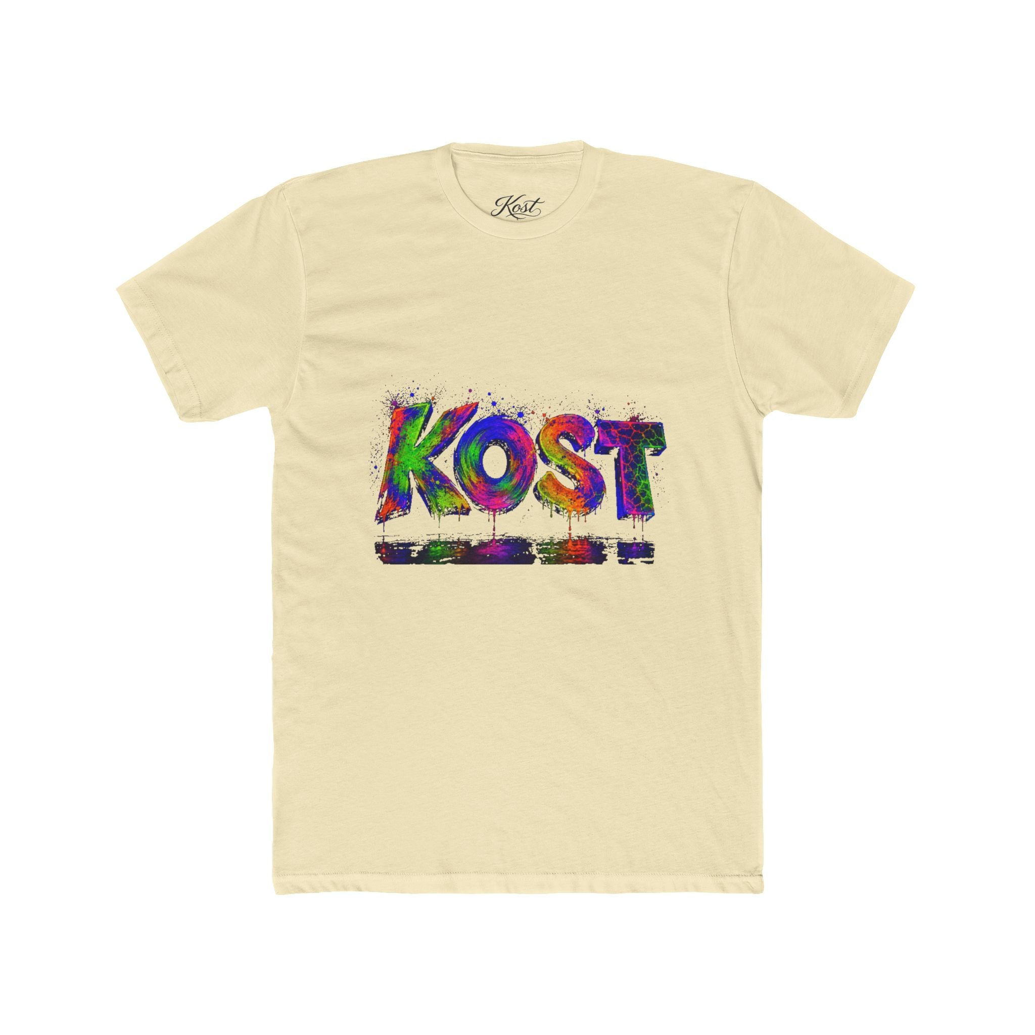 KOST Color-Splatter Tee — Retro Graffiti Graphic T-Shirt