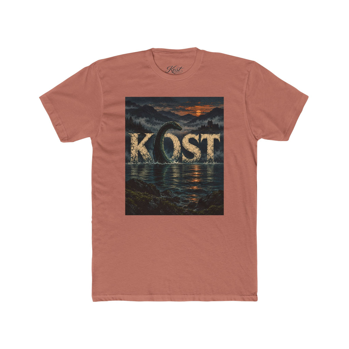 KOST Reflection Tee — Vintage Ocean Sunset Graphic T-Shirt