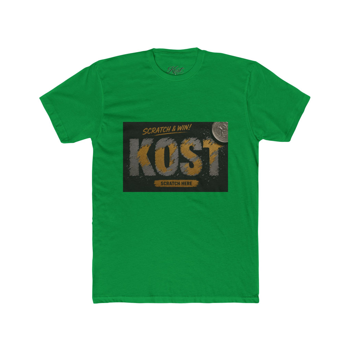 Kost Scratch & Win Graphic Tee — Retro Lottery Ticket Design