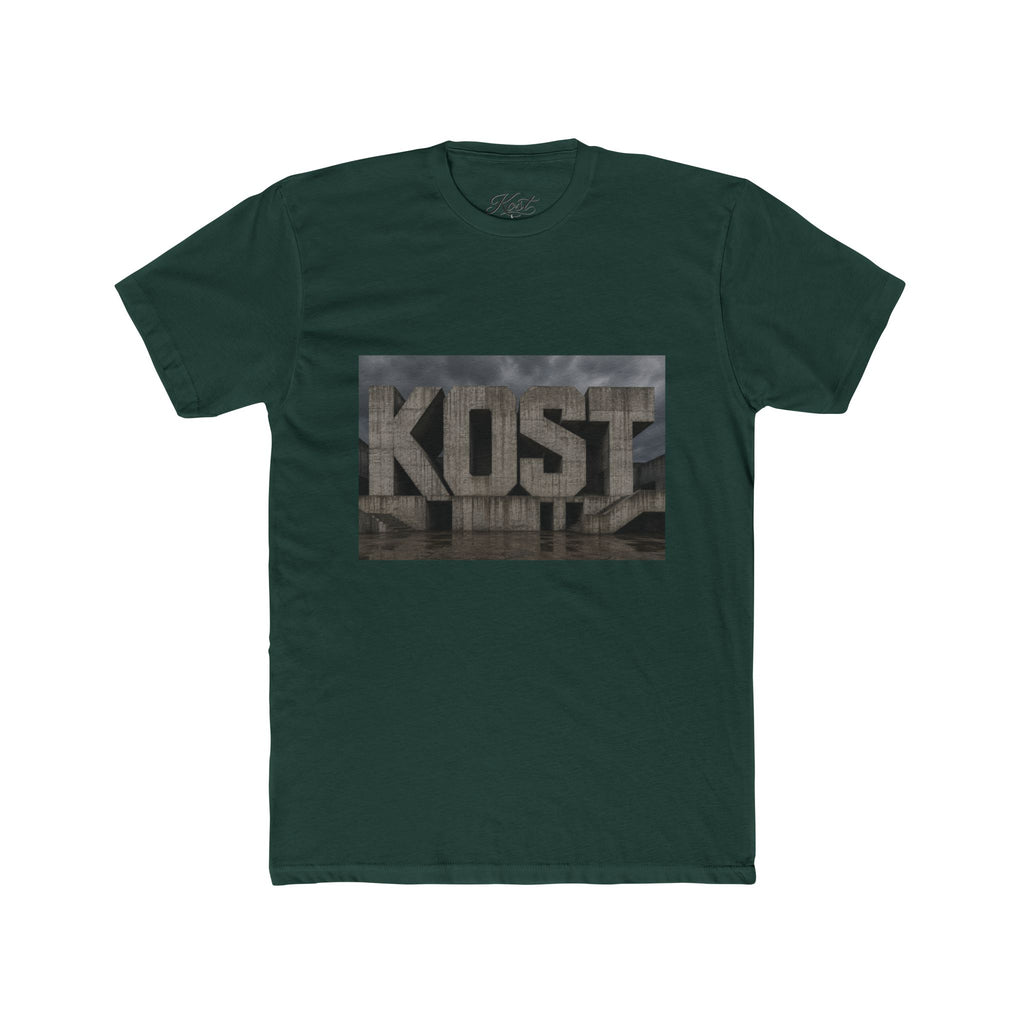 KOST Concrete Wall Graphic Tee — Urban Industrial Streetwear T-Shirt