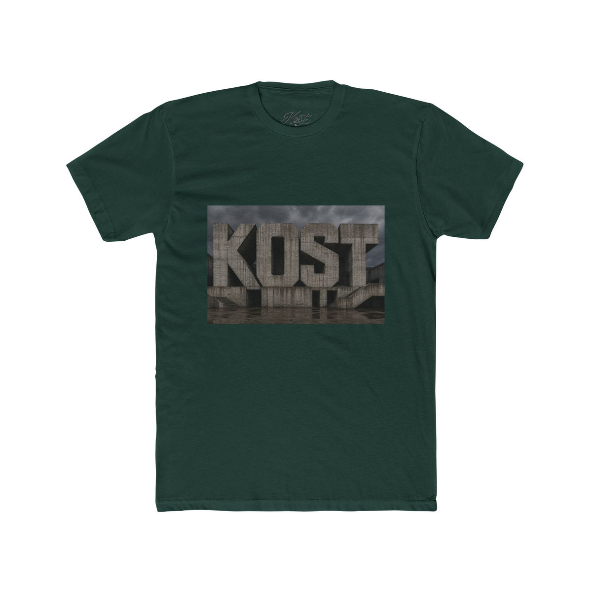 KOST Concrete Wall Graphic Tee — Urban Industrial Streetwear T-Shirt