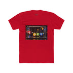 Newton's Cradle Kinetic Art Tee — 'Kest' Logo Graphic Cotton Shirt