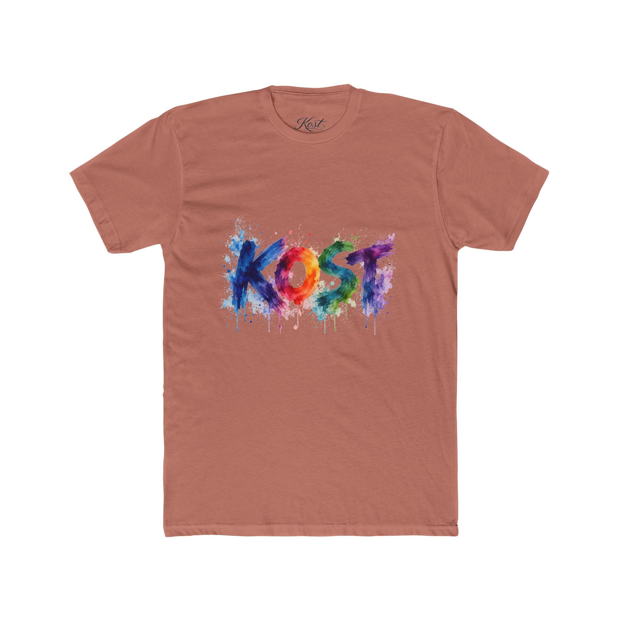 KOST Color Splash Tee — Rainbow Paint Drip Graphic T-Shirt