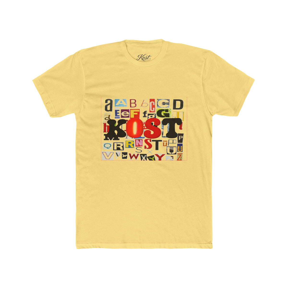 Alphabet Typography Ghost Tee