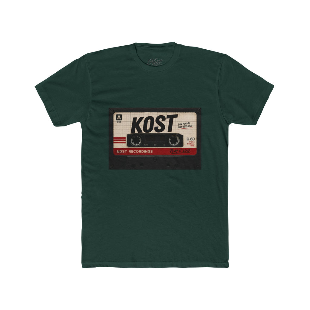 Retro Cassette Tape Tee — "KOST" Vintage Music T-Shirt