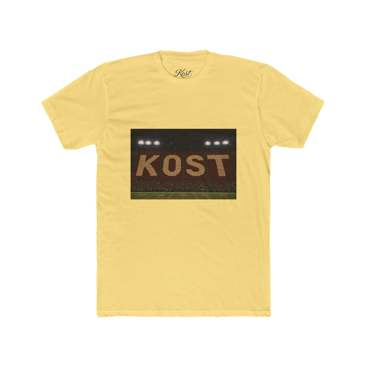 KOST Stadium Lights Graphic Tee — Vintage Sports Field Logo T-Shirt