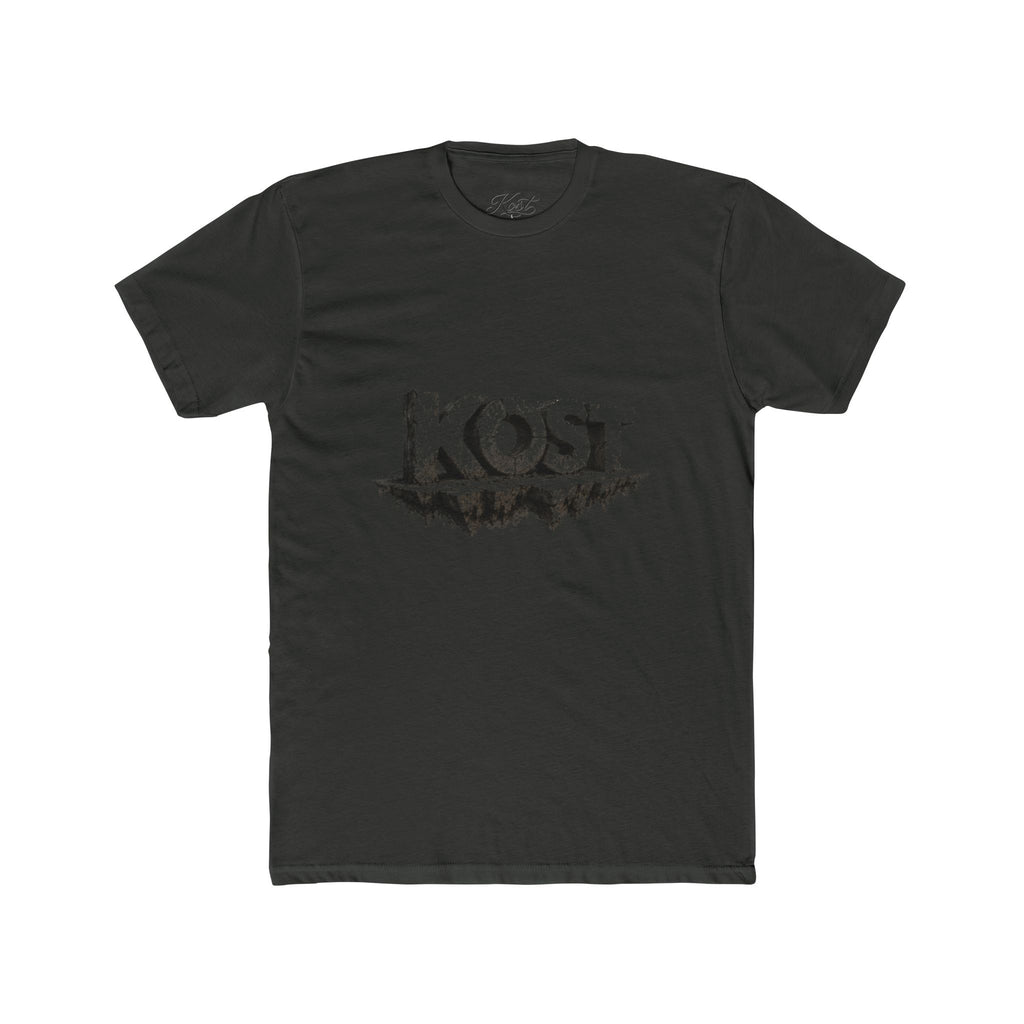 Kost Logo Tee — Grunge Black Graphic Cotton T-Shirt