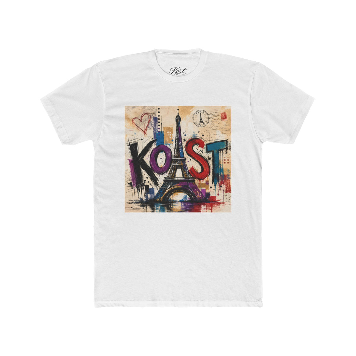 Paris Graffiti T-Shirt – Colorful Eiffel Tower KOAST Street Art Tee