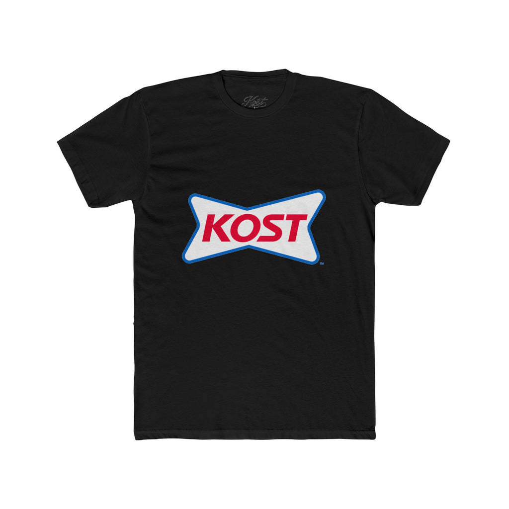 KOST Logo Tee — Retro Red & Blue Graphic T-Shirt