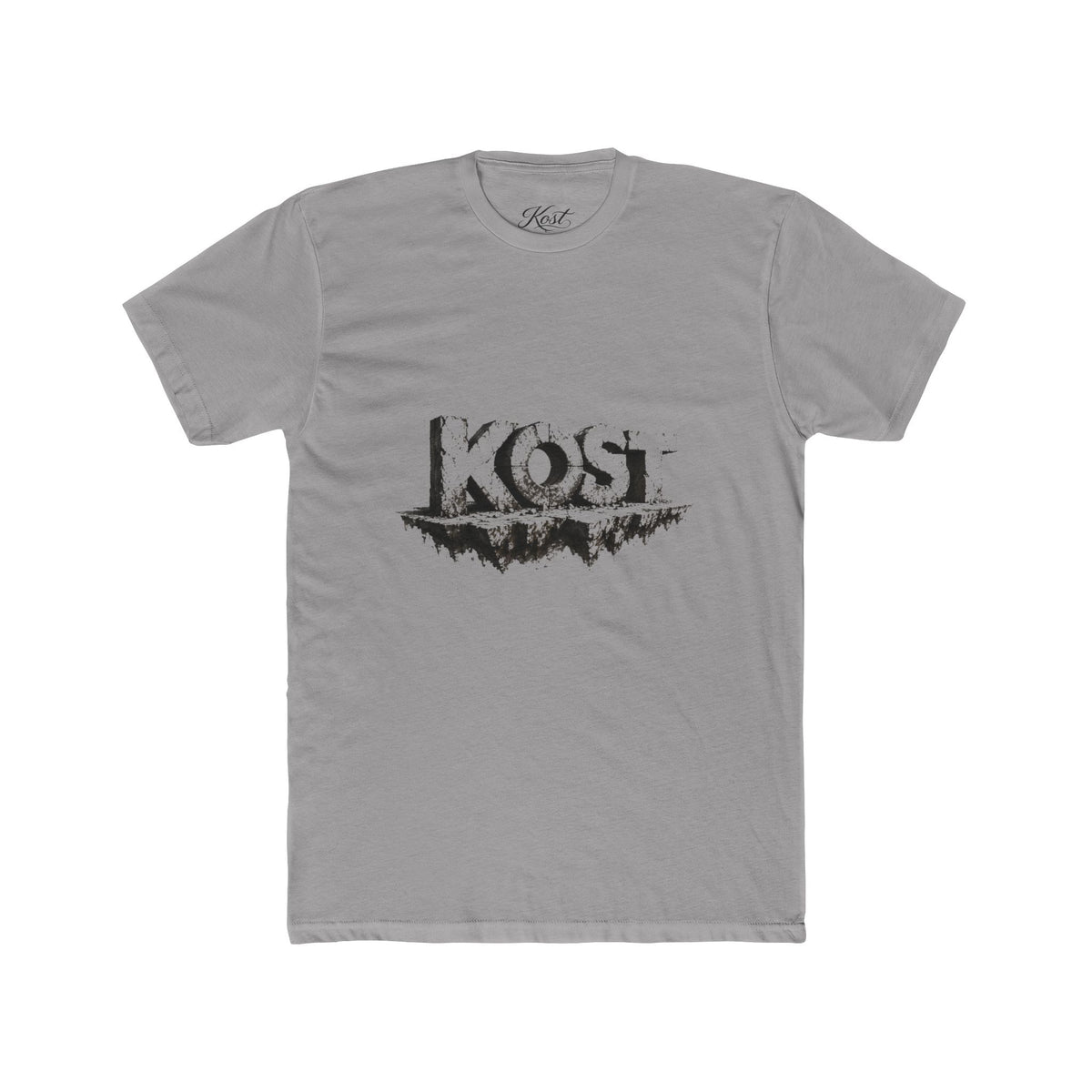 Kost Logo Tee — Grunge Black Graphic Cotton T-Shirt