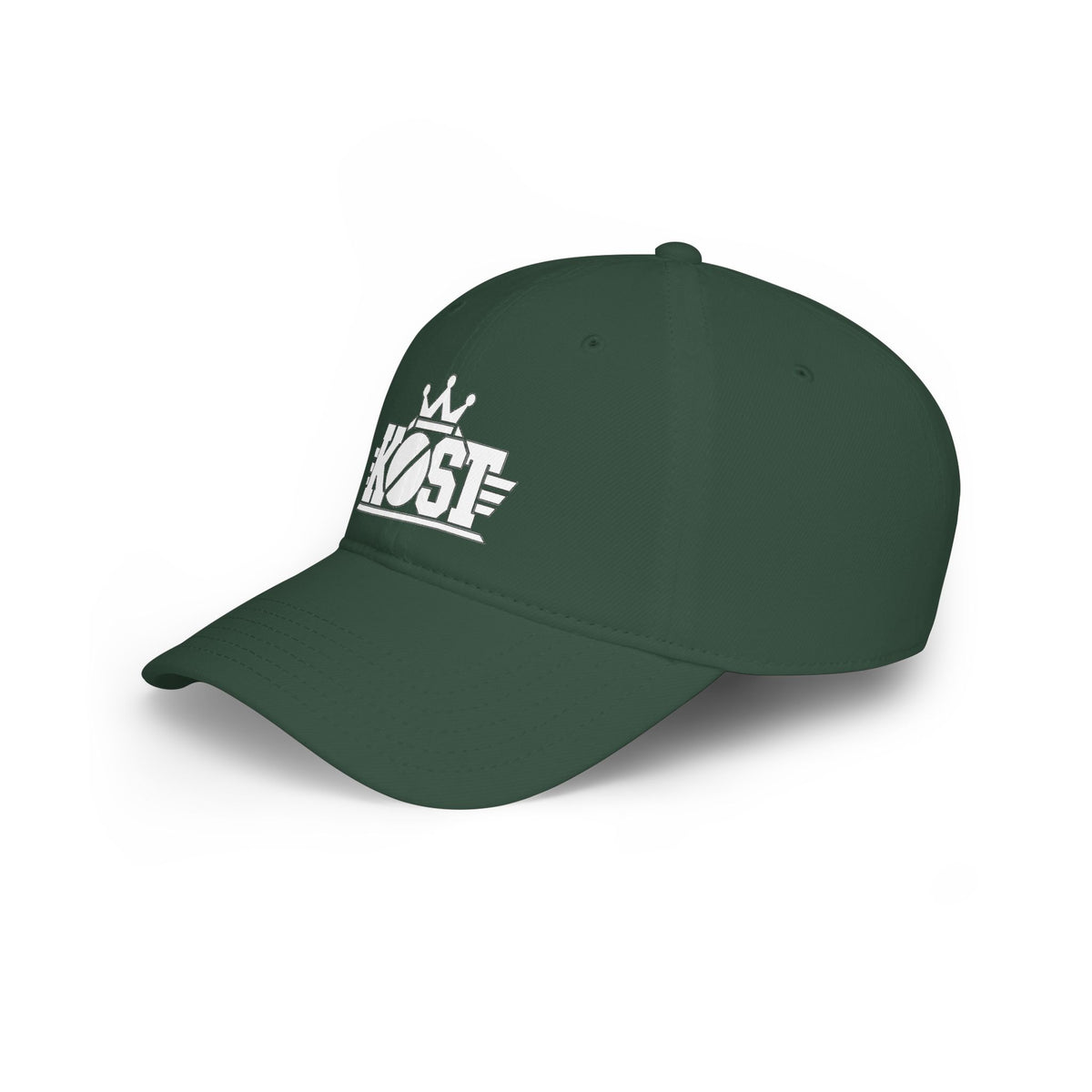 KØST Crown Logo Baseball Cap — Low Profile Red Hat
