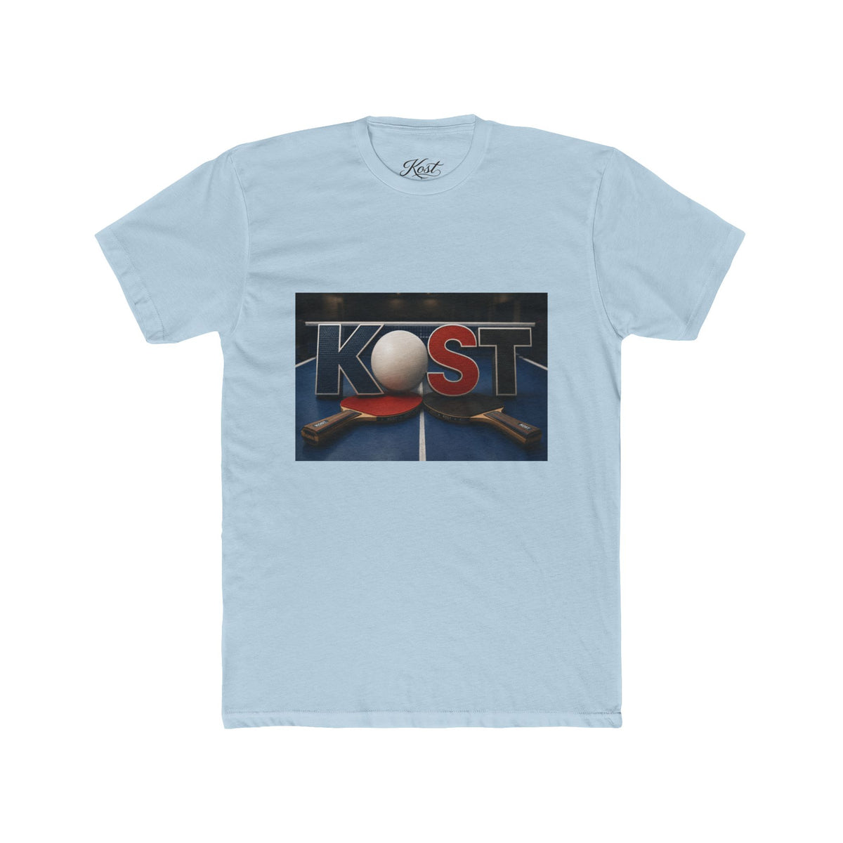 Table Tennis Crew Tee — KOST Paddle & Ball Graphic