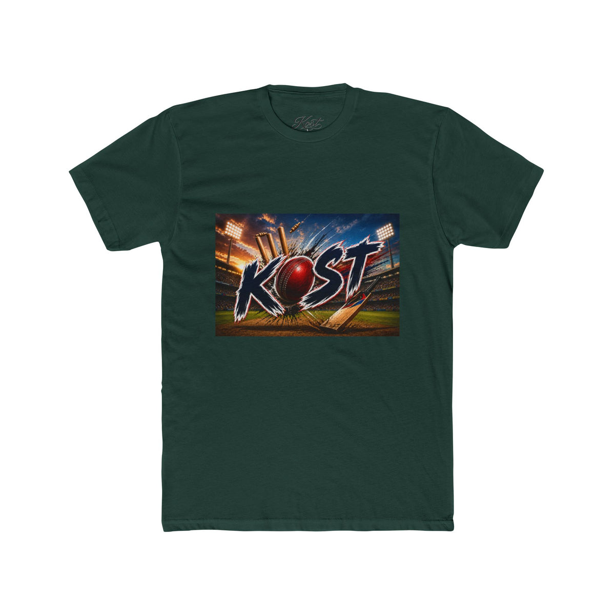 KØST Football Graphic Tee — Retro Stadium Logo Crewneck