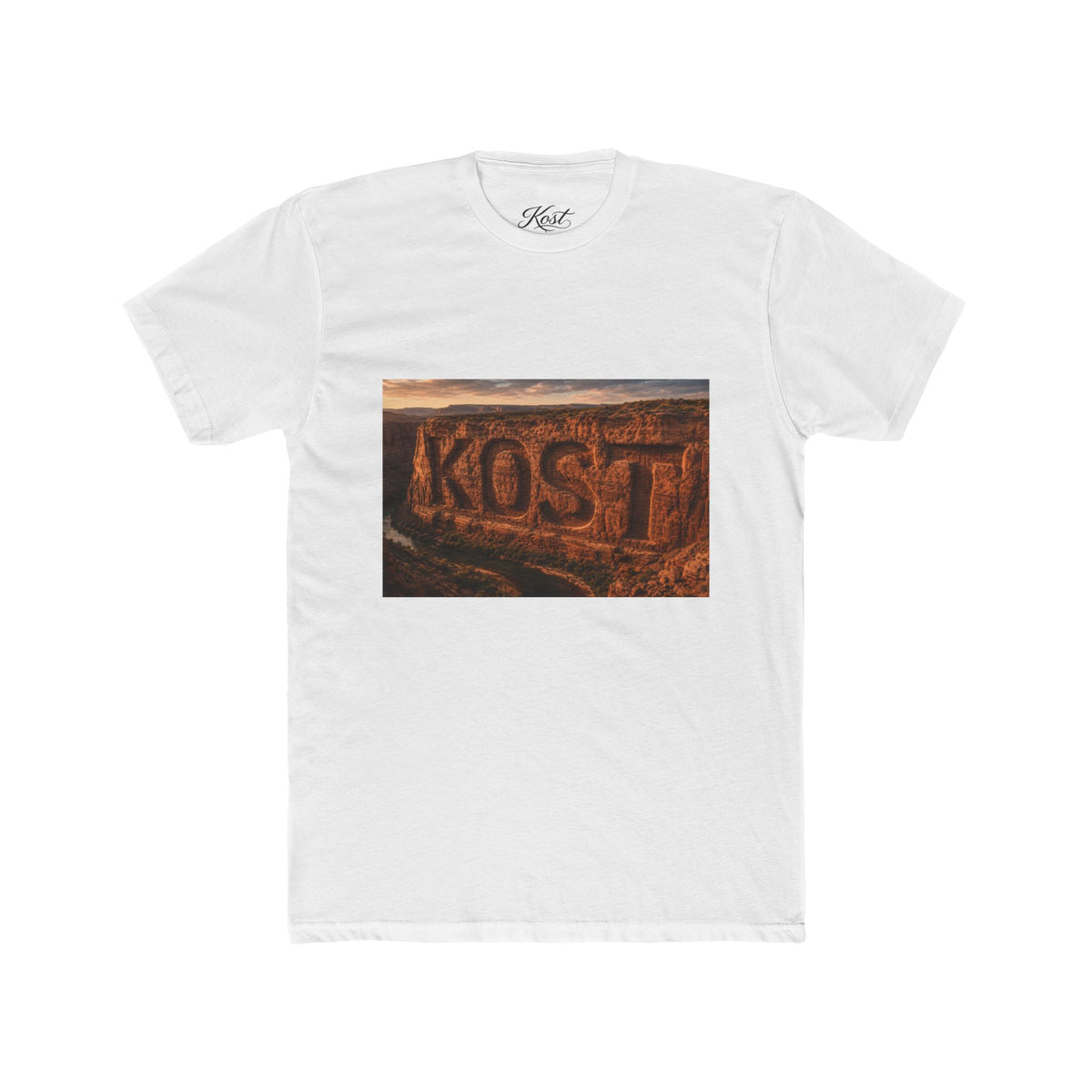 KOST Canyon Graphic Tee — Vintage Desert Landscape T-Shirt