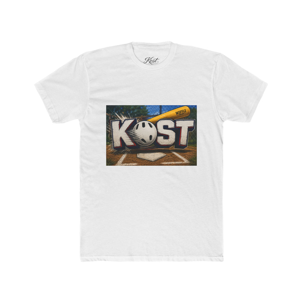Kickball Crew Tee — "KOST" Graphic Baseball & Bat Design