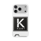 KOST Logo Phone Case with Card Holder