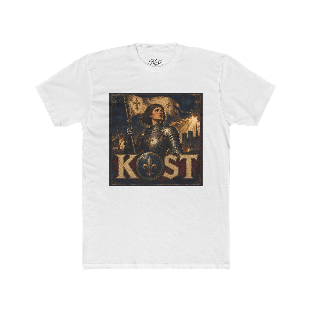 Medieval Knight Graphic Tee — 'KOST' Armor Art Shirt
