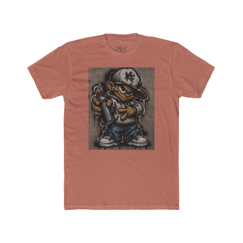 Graffiti Kid Tee — Urban Street Art Cartoon T-Shirt