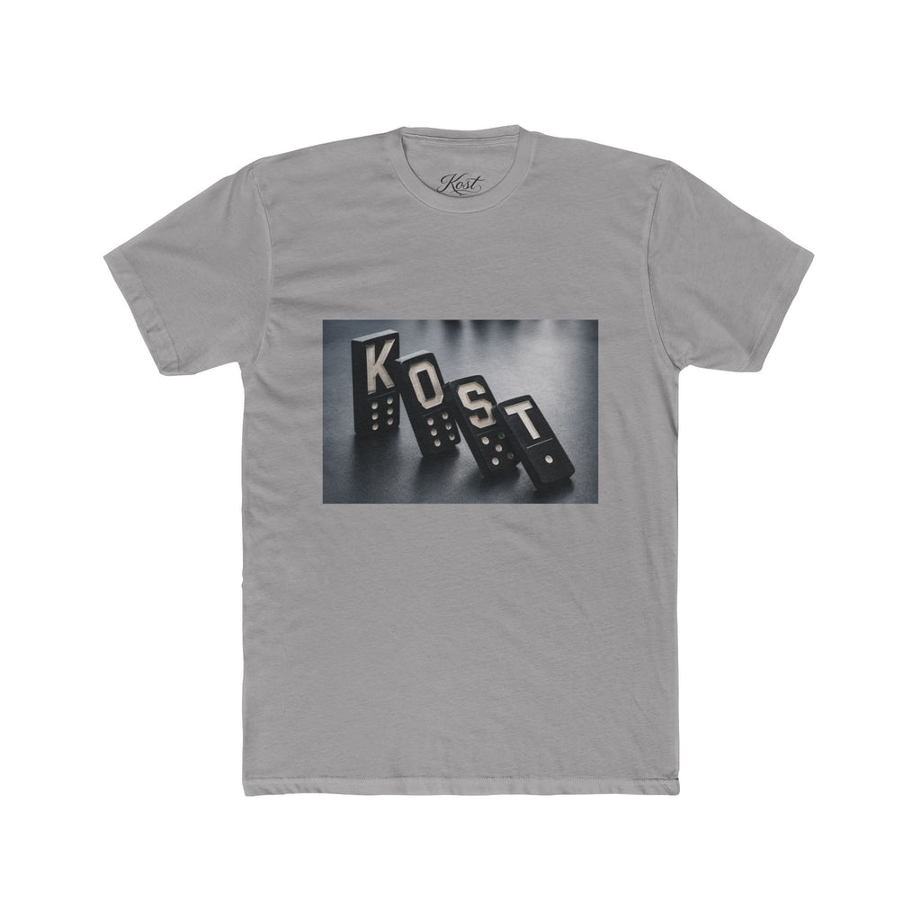 KOST Domino Graphic Tee — Retro Monochrome Dominoes Shirt