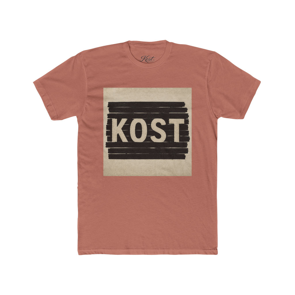 KOST Graphic Tee – Vintage Block Logo Cotton T‑Shirt