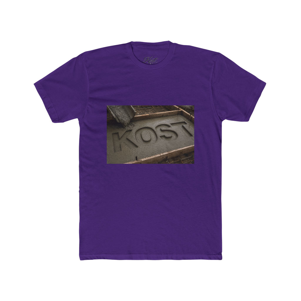 KOST Logo Crew T‑Shirt — Vintage Metalwork Graphic Tee