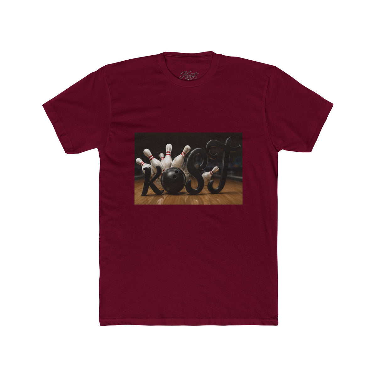 Bowling Strike T‑Shirt — Vintage Pins & Ball Graphic Tee for Bowlers