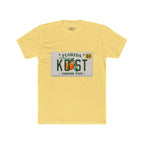 Florida License Plate Tee - 'KOST' Sunshine State Orange Design