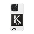 KOST Logo Phone Case with Card Holder