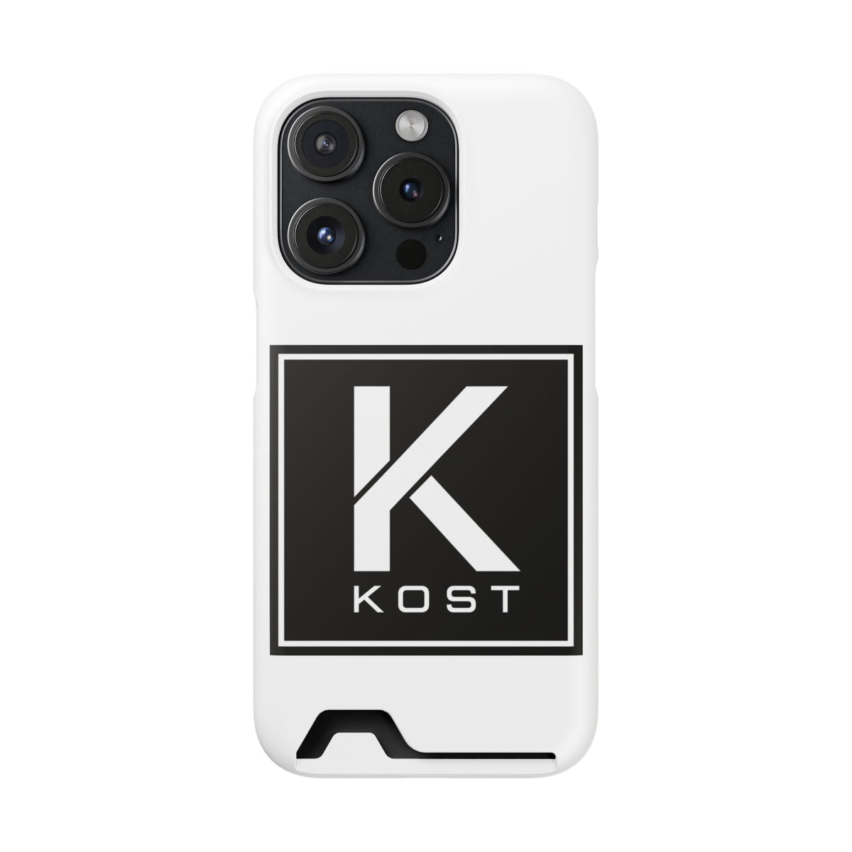 KOST Logo Phone Case with Card Holder