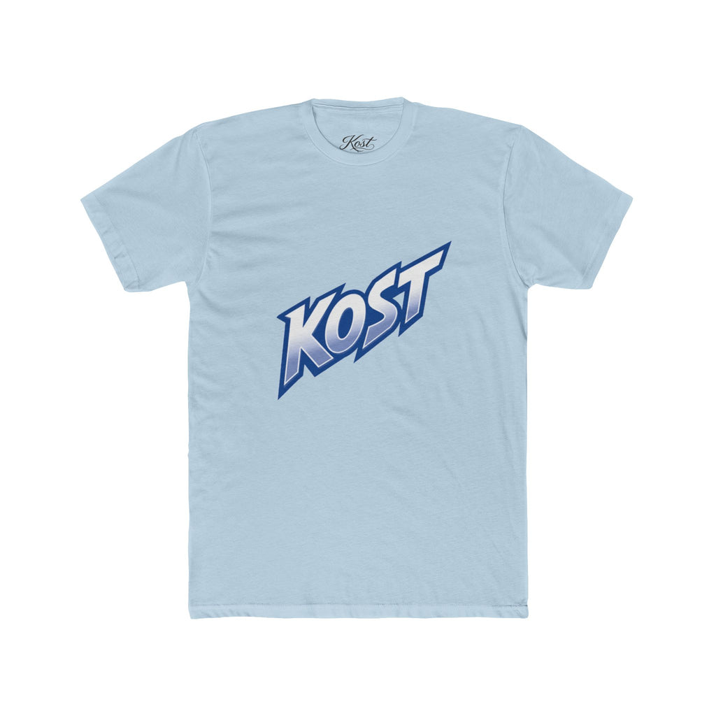 KOST Logo T‑Shirt — Retro Blue Athletic Graphic Tee