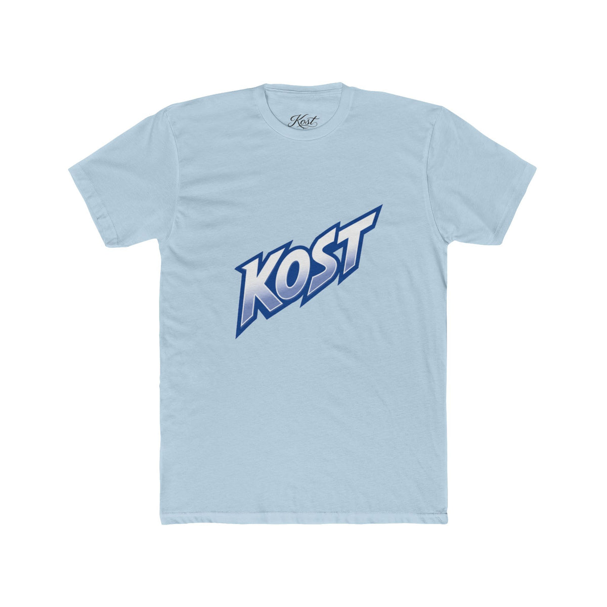 KOST Logo T‑Shirt — Retro Blue Athletic Graphic Tee