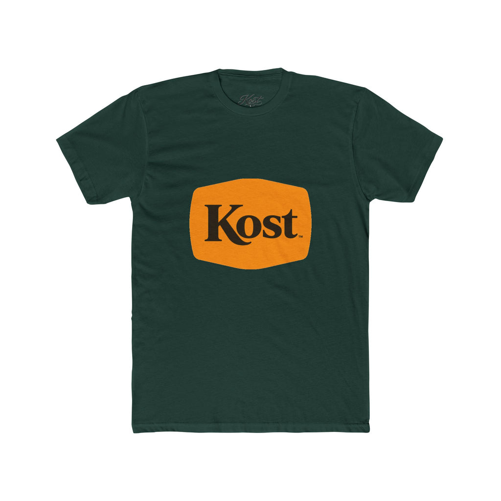 Kost Logo Tee — Retro Orange Graphic T-Shirt