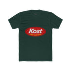 Kost Logo Tee — Vintage Red "Kost" Oval Graphic Cotton T-Shirt