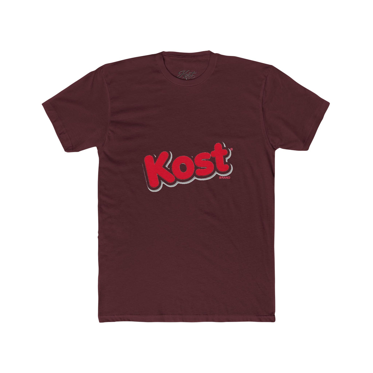 Kost Logo Tee — Retro Red Graphic T-Shirt