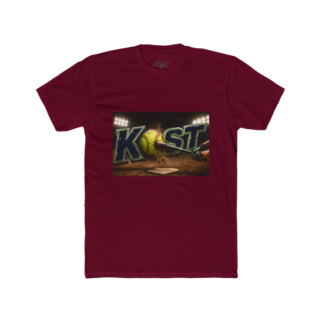Baseball Stadium Graphic Tee — "Kast" Night Game Design