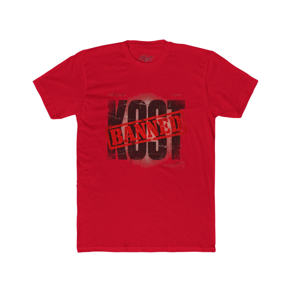 Banned Yoot Graphic Tee — Vintage Stamped Protest T-Shirt