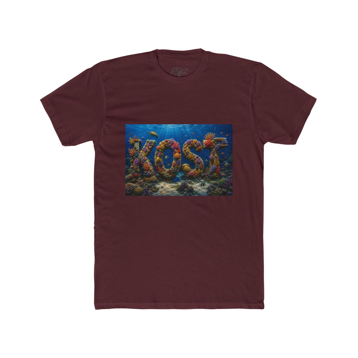KOST Coral Reef Graphic Tee — Ocean Fish Typography Shirt