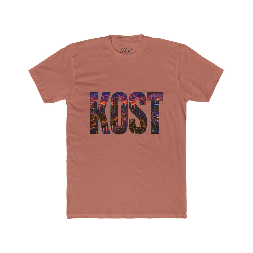 KOST Cityscape Graphic Tee — Bold Lettering Urban Skyline T-Shirt