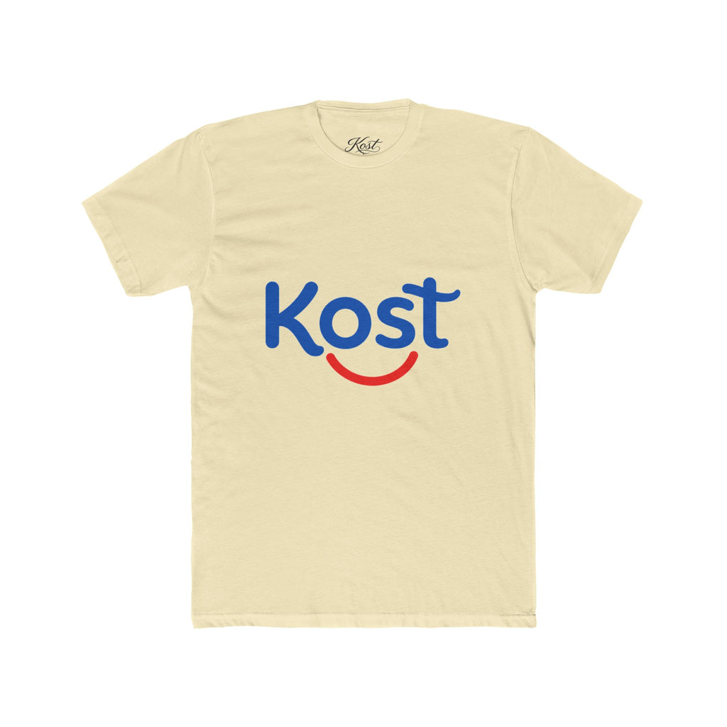 Kost Smile Logo Tee — Minimal Graphic Cotton Crew T-Shirt