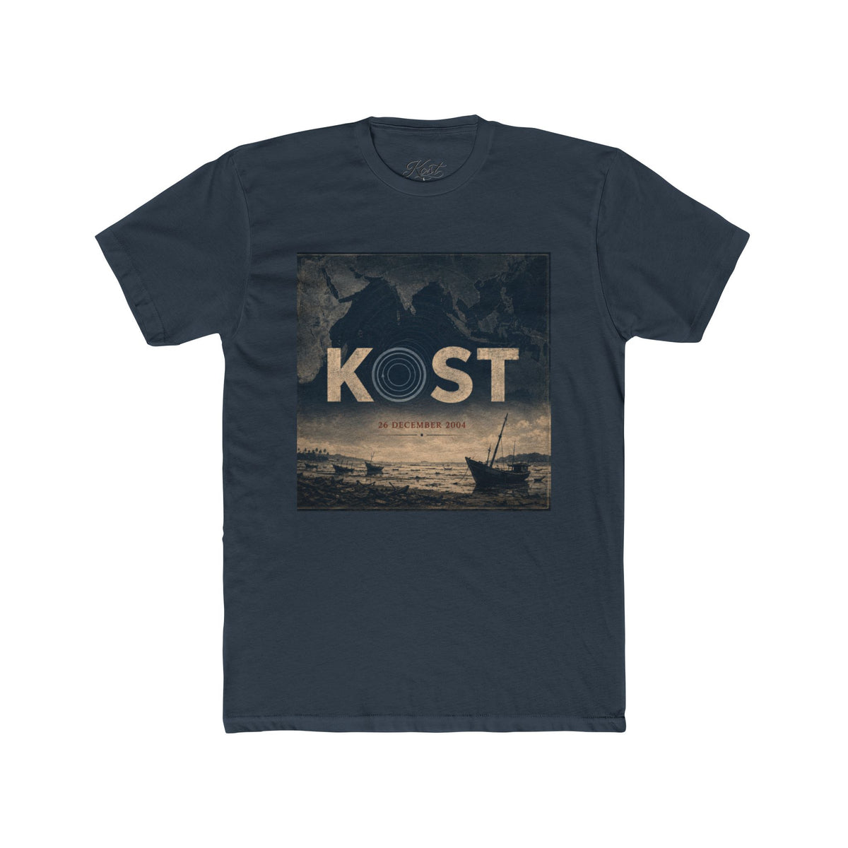 Kost Vintage Coastal Tee – Nautical Sunset Graphic T-Shirt
