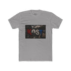 KOST Vintage Band Tee — Distressed Red, White & Blue Music Graphic