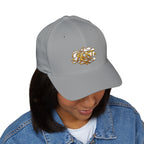 Embroidered 'Kost' Baroque Gold Logo Cap — Structured Closed-Back Hat