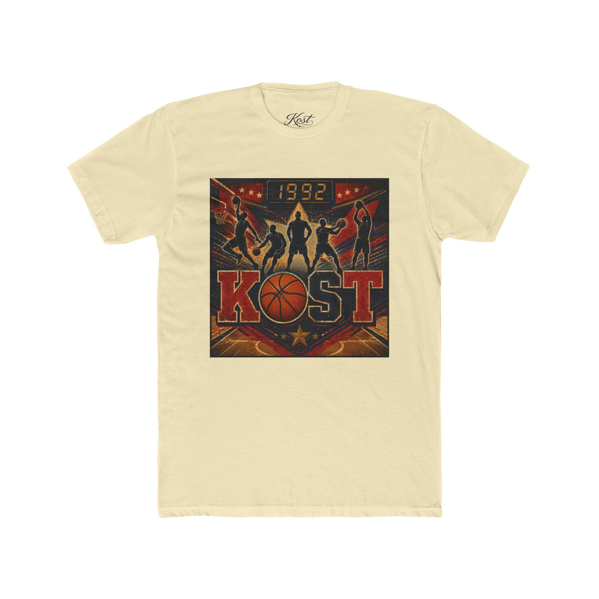 1992 KOST Basketball Team Retro Tee
