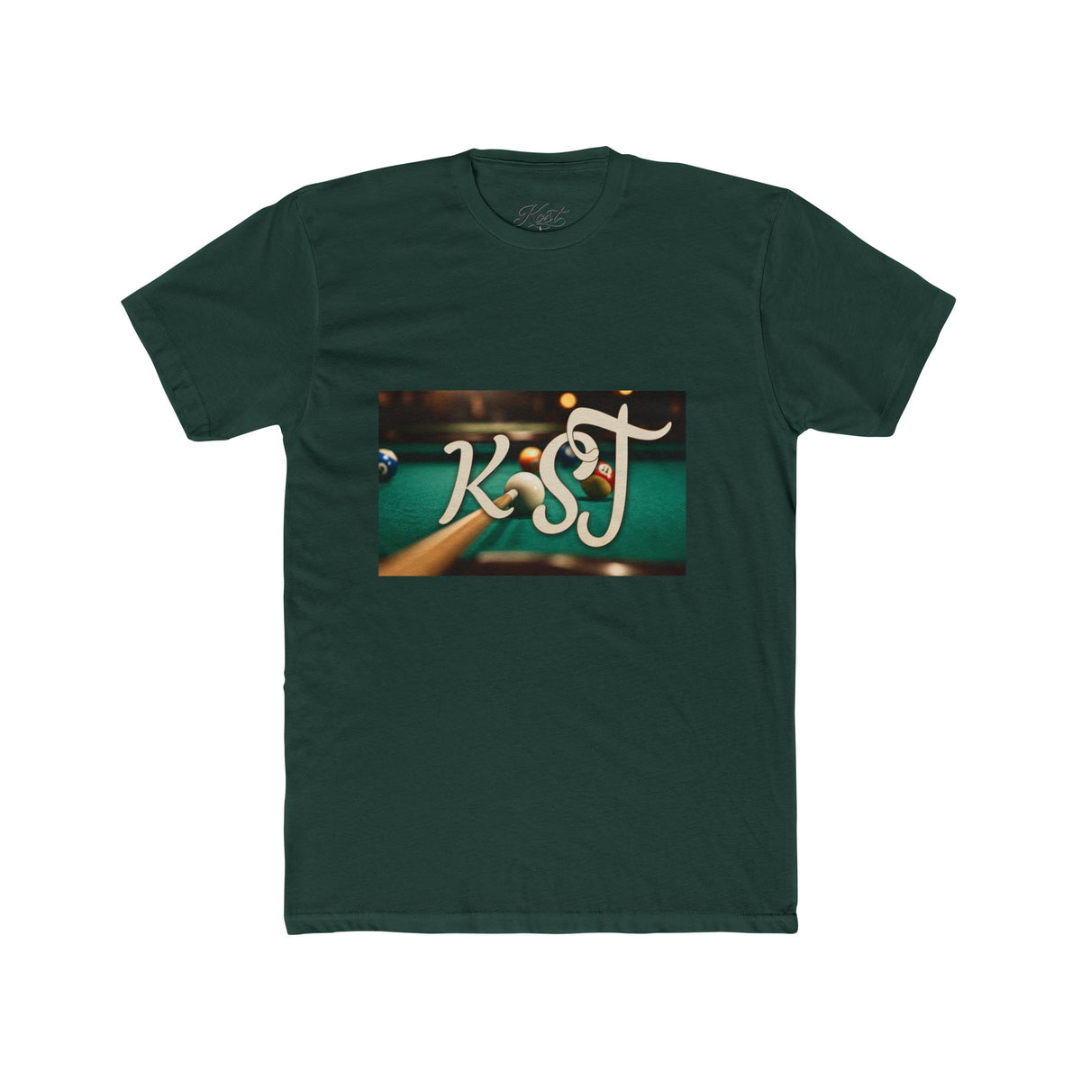 KST Vintage Pool Table Logo Tee — Retro Billiards T-Shirt