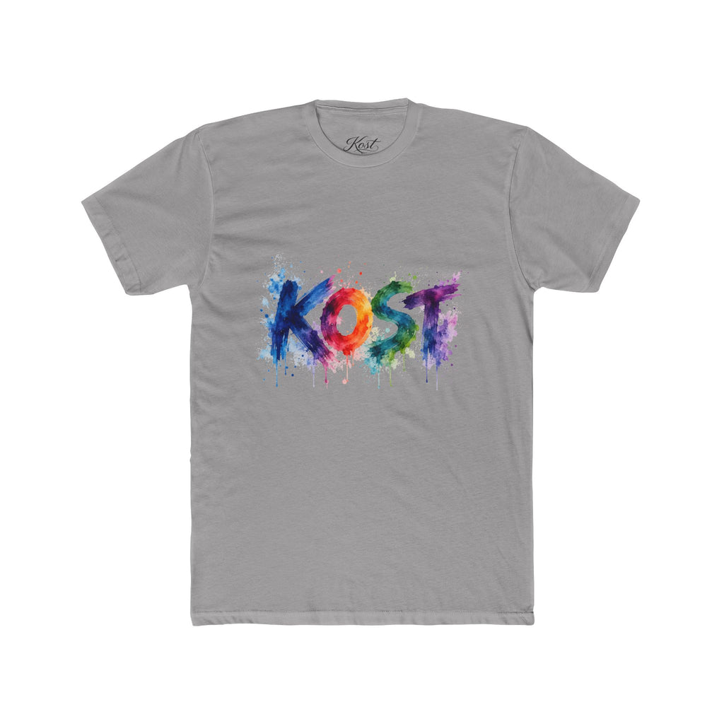 KOST Color Splash Tee — Rainbow Paint Drip Graphic T-Shirt