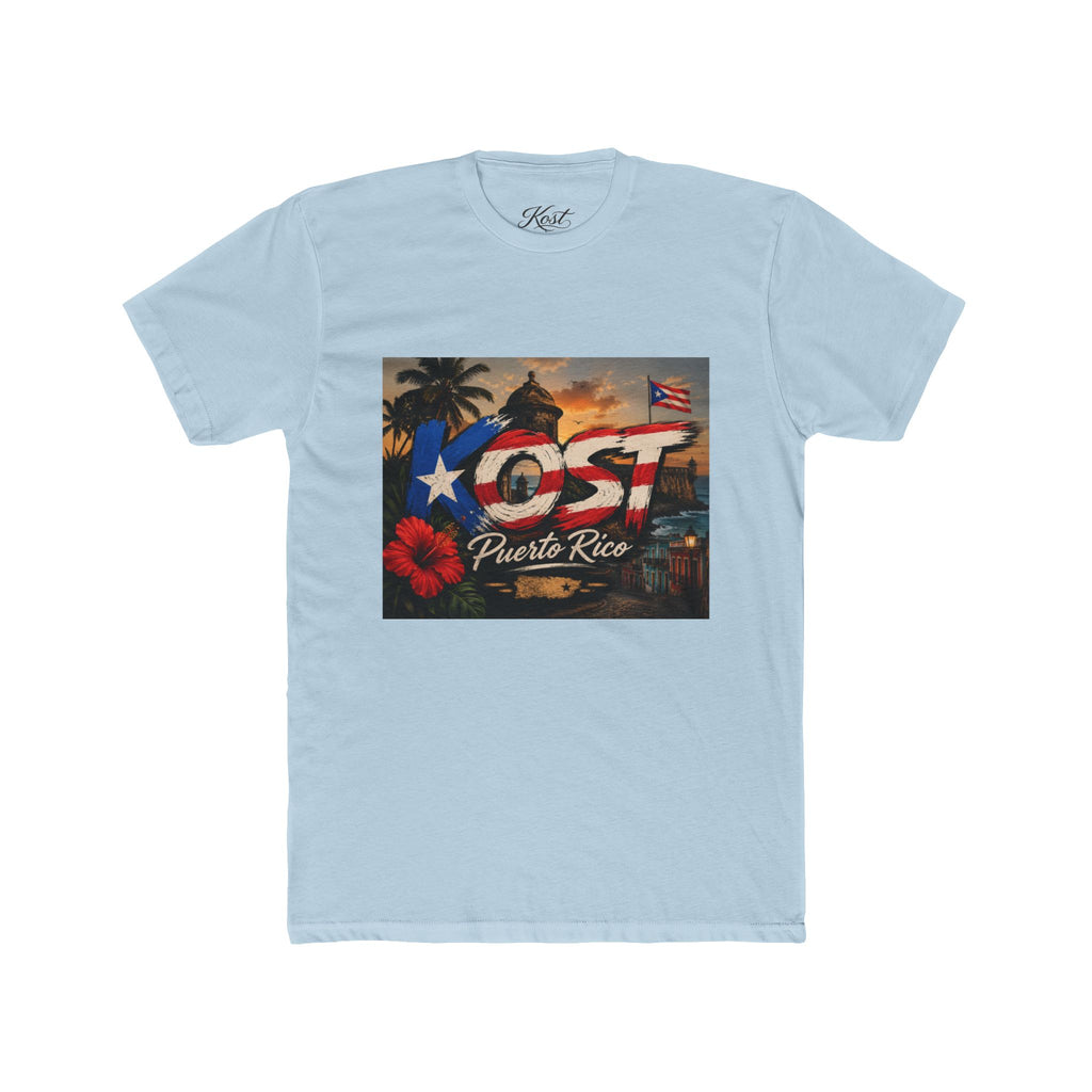 Puerto Rico Love Graphic Tee — 'PR' Flag Design with Old San Juan Vibes