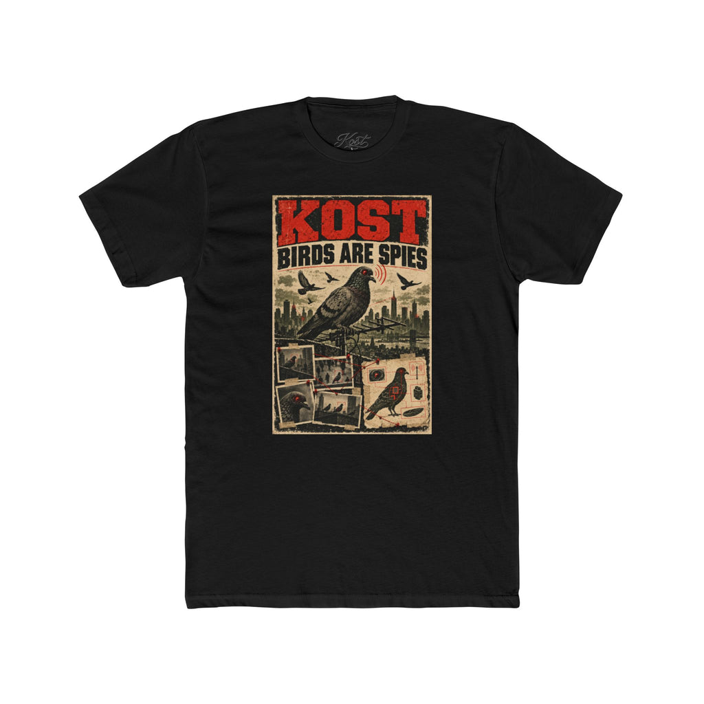 T-Shirt — KOST “Birds Are Spies” Vintage Propaganda Graphic Tee