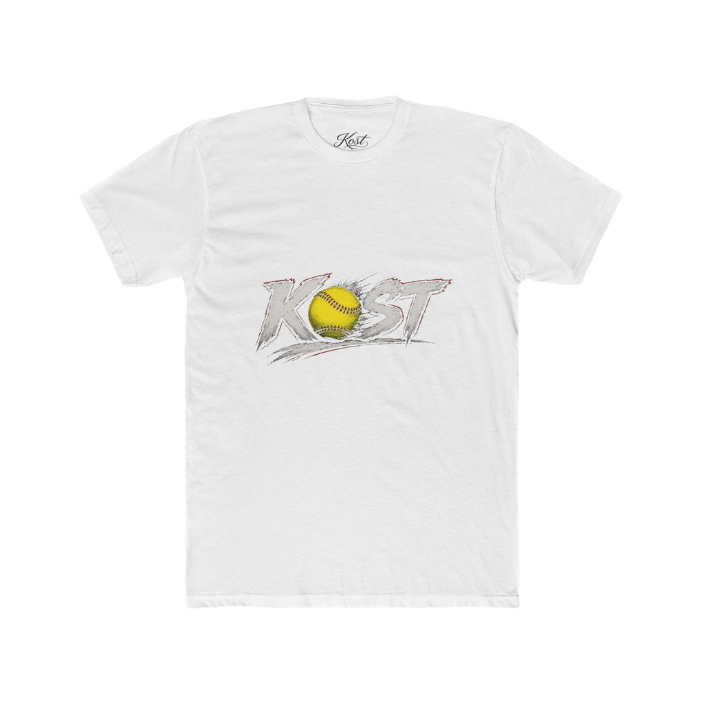 Softball 'KAST' Graphic Tee — Retro Distressed Softball Design