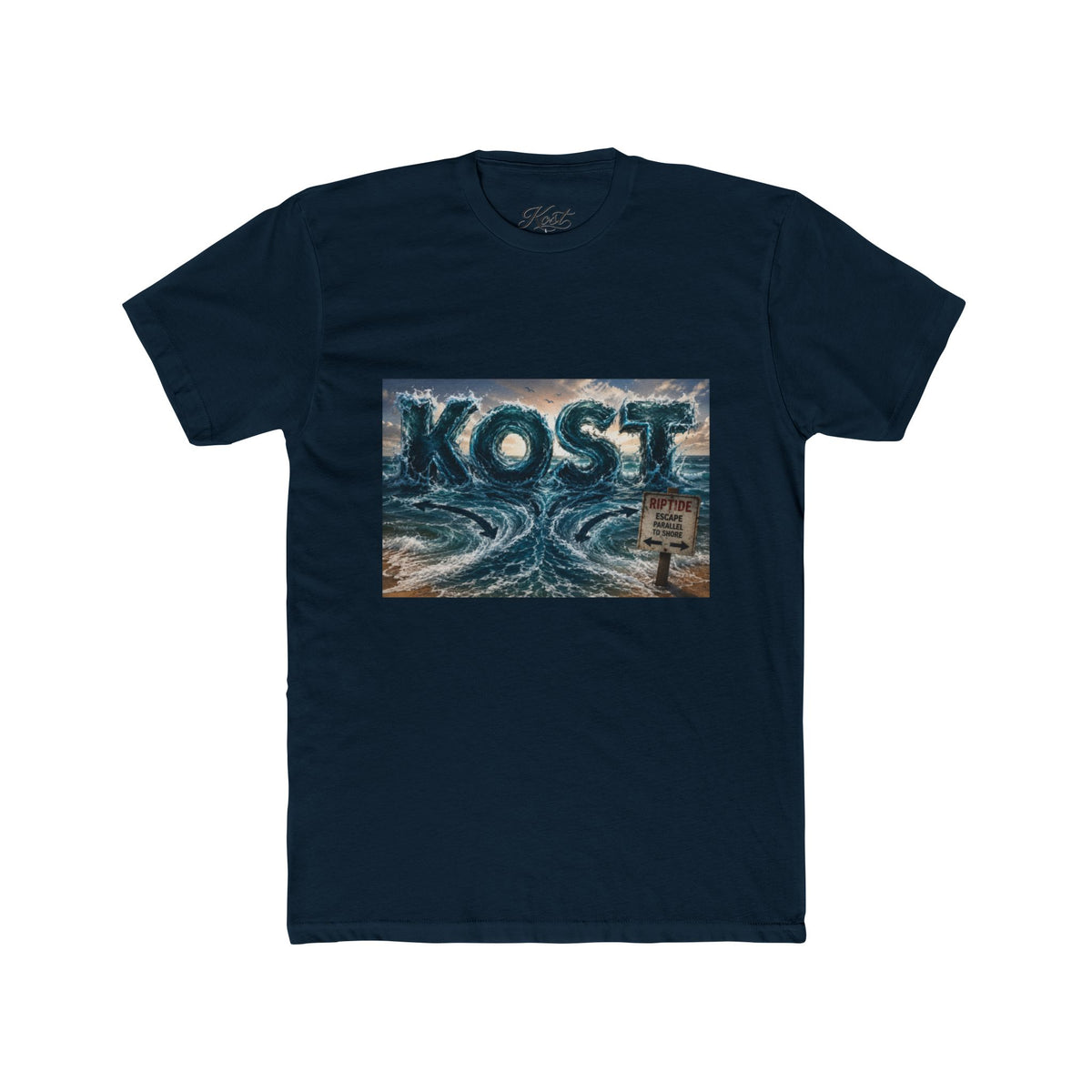 Kost Ocean Wave Graphic Tee — Surf-Inspired Vintage Coastal T-Shirt